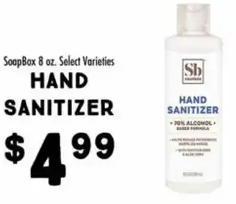 Maceys SoapBox 8 oz Hand Sanitizer offer