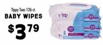 Maceys Tippy Toes Baby Wipes offer