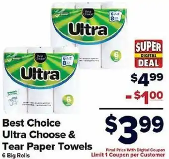 Best Choice Ultra Choose & Tear Paper Towels
