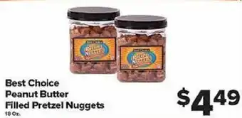 Best Choice Peanut Butter Filled Pretzel Nuggets