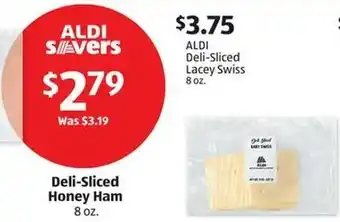 Aldi Deli-Sliced Honey Ham 8 oz. offer