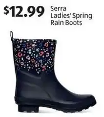 Aldi Serra Ladies' Spring Rain Boots offer