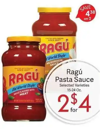 Riesbeck Ragú Pasta Sauce offer