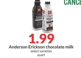Hy-Vee Anderson Erickson Chocolate Milk offer