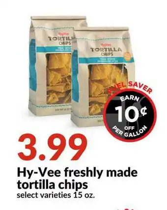 Hy-Vee Hy-Vee Freshly Made Tortilla Chips offer