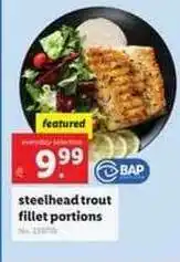 Lidl Steelhead Trout Fillet Portions offer