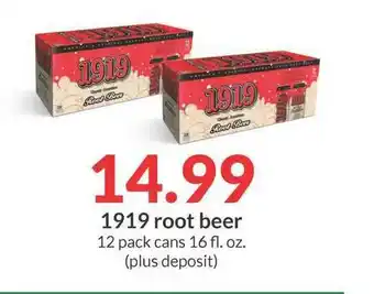 Hy-Vee 1919 Root Beer offer