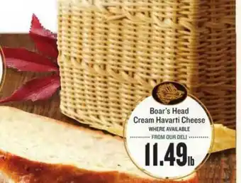 Lowes Foods Boar's Head Cream Havarti Cheese offer