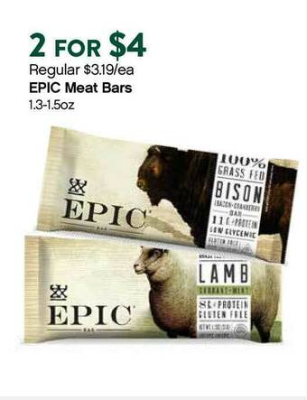 Plum Market Epic Meat Bars offer