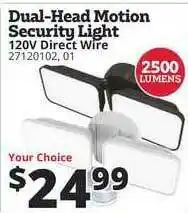 Rural King Dual-head Motion Security Light offer