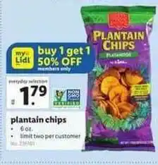 Lidl Plantain Chips offer