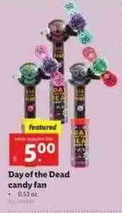 Lidl Day Of The Dead Candy Fan offer