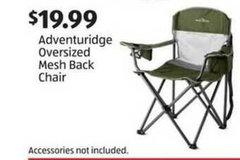 Aldi Adventuridge Oversized Mesh Back Chair offer