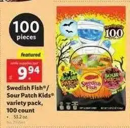 Lidl Swedish Fish®- Sour Patch Kids® Variety Pack, 100 Count offer