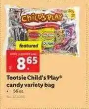 Lidl Tootsie Child's Play® Candy Variety Bag offer