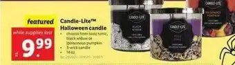 Lidl Candle-Lite™ Halloween Candle offer