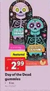 Lidl Day Of The Dead Gummies offer