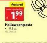 Lidl Halloween Pasta offer