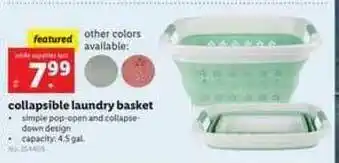 Lidl Collapsible Laundry Basket offer