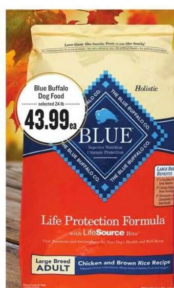 Lowes Foods Blue Buffalo Dog Food offer