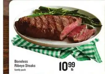 Lowes Foods Boneless Ribeye Steaks offer