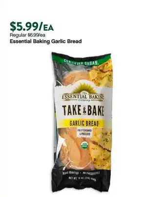 Plum Market Essential Baking Garlic Bread offer