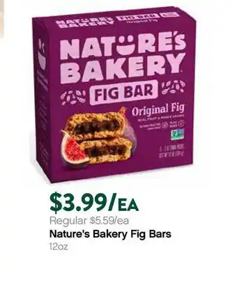 Plum Market Nature's Bakery Fig Bars offer