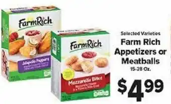 Harter House Farm Rich Appetizers or Meatballs offer