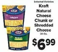 Harter House Kraft Natural Cheese Chunk Or Shredded Cheese offer