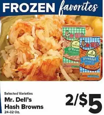 Harter House Mr.Dell's Hash Browns offer