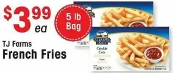 IGA Farms French Fries offer