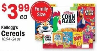 IGA Kellogg's Cereals offer