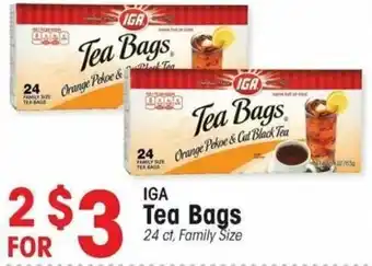 IGA IGA Tea Bags offer