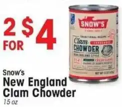 Snow's New England Clam Chowder 15 oz