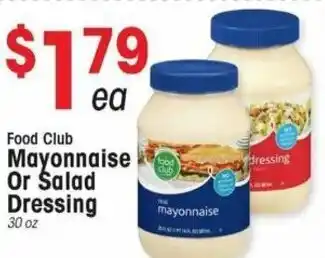 IGA Mayonnaise Or Salad Dressing 30 oz offer
