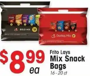 IGA Frito Lay's Mix Snacks Bags offer