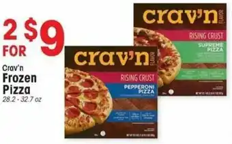 IGA Crav'n Frozen Pizza 28.2-32.7 oz offer