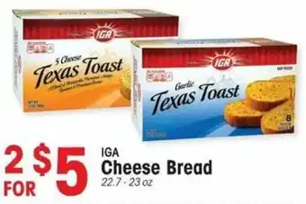 IGA Cheese Bread offer