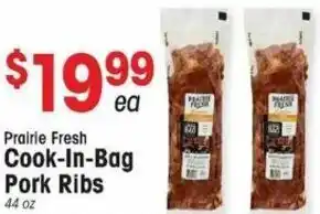 IGA Cook-In-Bag Pork Ribs 44 oz offer