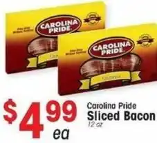 IGA Carolina Pride Sliced Bacon 12 oz offer