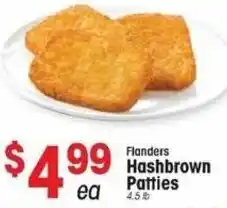 IGA Flanders Hashbrown Patties offer