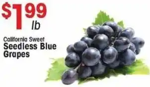 IGA Seedless Blue Grapes offer