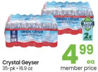 Safeway Crystal Geyser 16.9 oz offer
