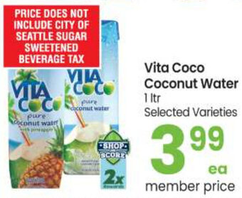 Safeway Vita Coco Coconut Water offer
