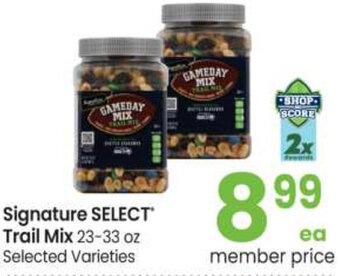 Safeway Signature Select Trail Mix offer