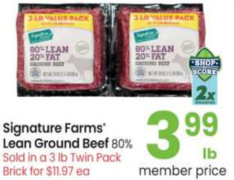 Safeway Signature Farms Lean Ground Beef offer