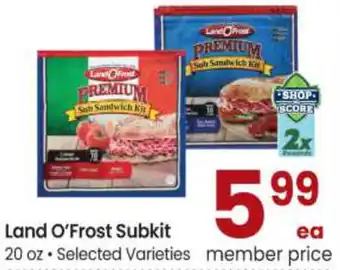 Safeway Land O'Front Subkit 20 oz offer