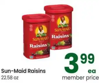 Safeway Sun-Maid Raisins 22.58 oz offer
