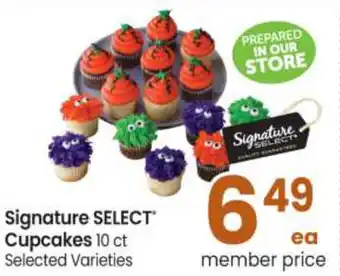 Safeway Signature Select Cupcakes offer