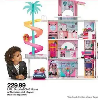 Target L.o.l. Surprise! Omg House Of Surprises Doll Playset offer